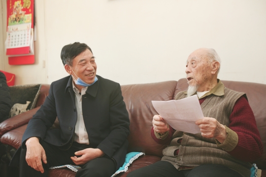 孙洪水到北京电建开展春节期间走访慰问