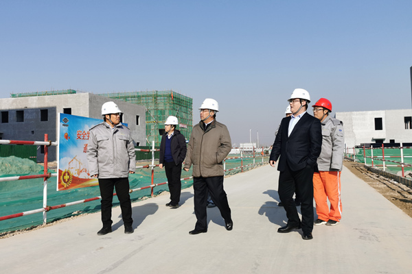 李成北到第六分公司山东泰特尔项目检查指导工作