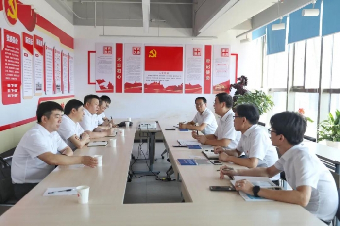 陕建二建集团集团与宝鸡市国有资产管理有限公司座谈交流