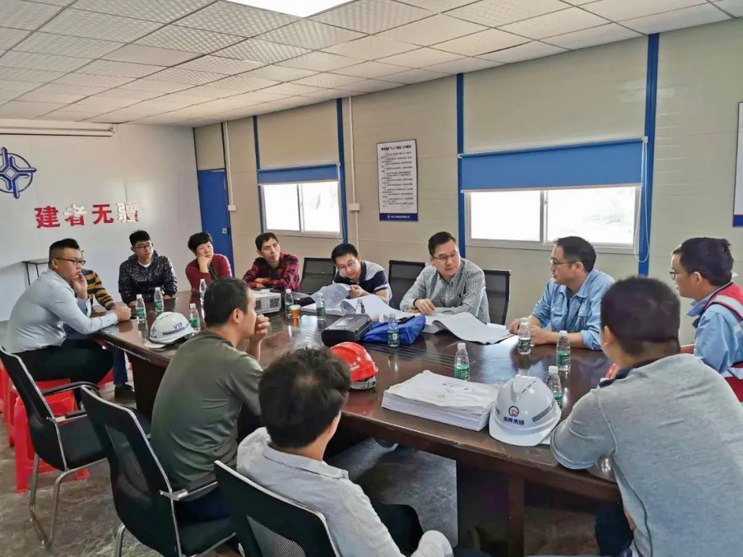 南安市工程质量与安全监督站督查组赴芯谷项目检查
