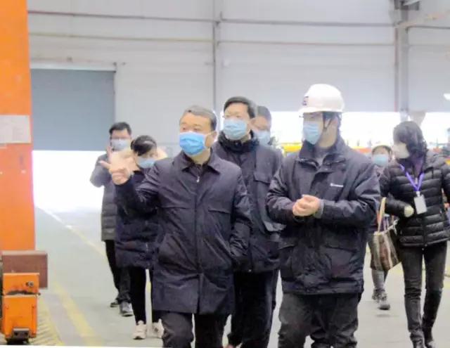 市委常委、常务副市长郑东涛走访调研安徽柳工疫情防控及复工复产工作进度