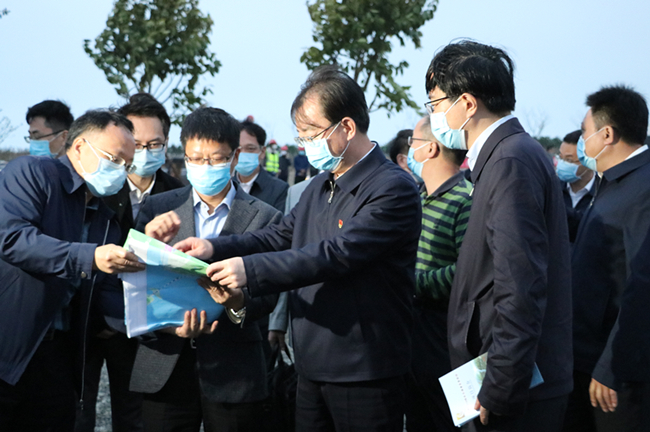 福建省委副书记、福州市委书记王宁到中交二航局228国道项目调研