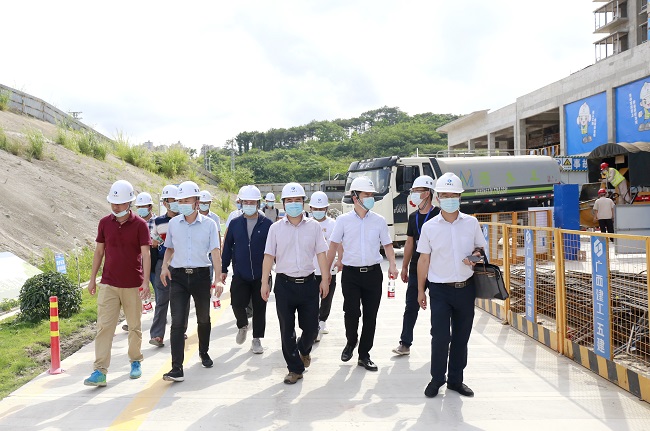 陈礼松到南宁地铁壹号城项目检查全区安全生产观摩会筹备工作