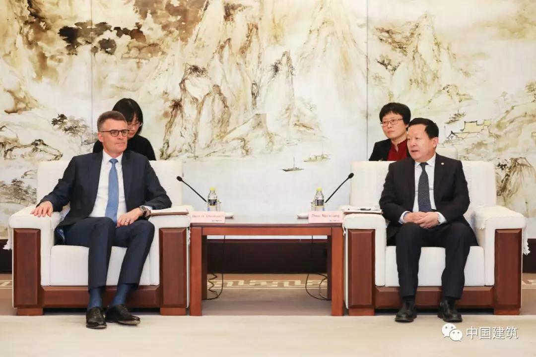 周乃翔会见通力集团总裁兼首席执行官Henrik Ehrnrooth