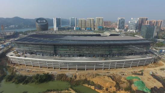 中建科工华南大区承建的柳州会展二、三期项目二期展馆通过竣工验收
