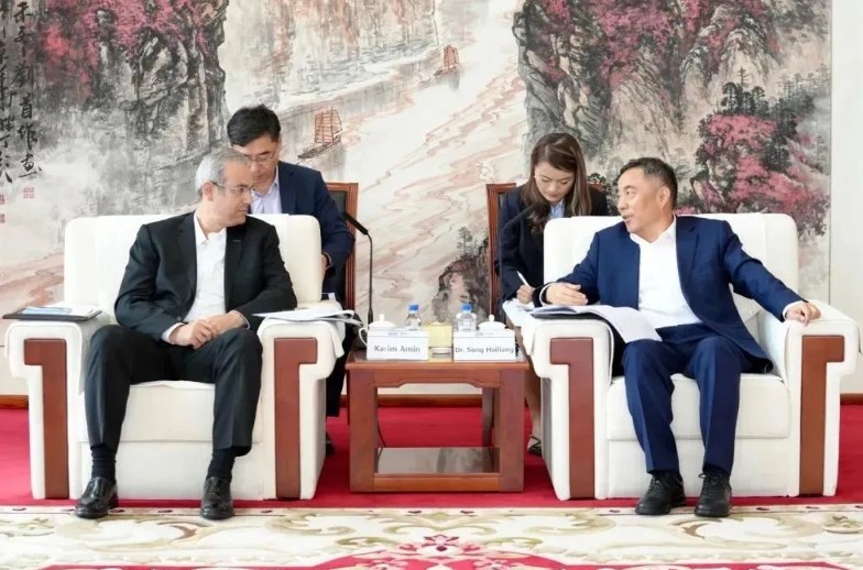 宋海良与西门子能源全球执行副总裁卡瑞姆·阿明会谈