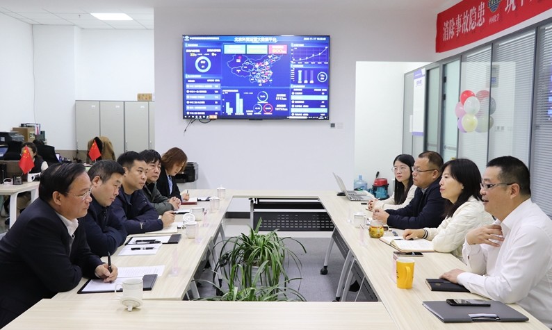公司总工程师张万虎带队与中化学建投公司北京科贸公司开展业务交流
