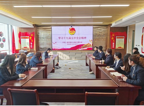 公司团委积极开展“学习十九届五中全会精神，争做中化新青年”活动