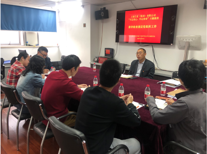 集团领导班子指导检查基层党组织工作
