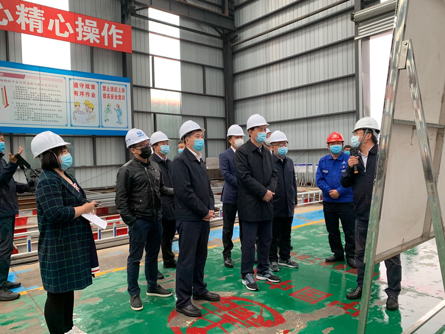 长春市委副书记、代市长张志军等领导到东部快速南延线项目视察并指导工作