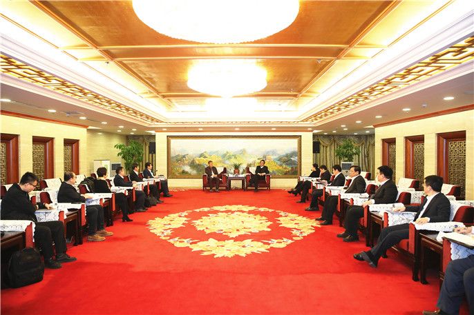 张孟星会见上海德龙钢铁集团董事长丁立国一行 共同见证双方战略合作协议签署