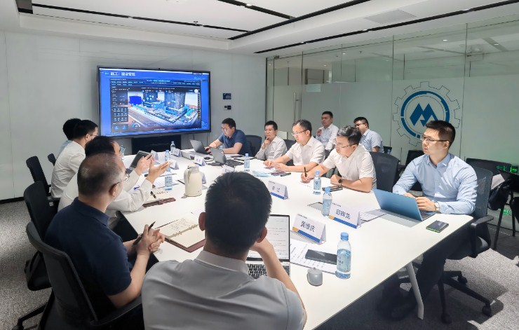 广联达总裁袁正刚一行赴招商城科进行座谈交流