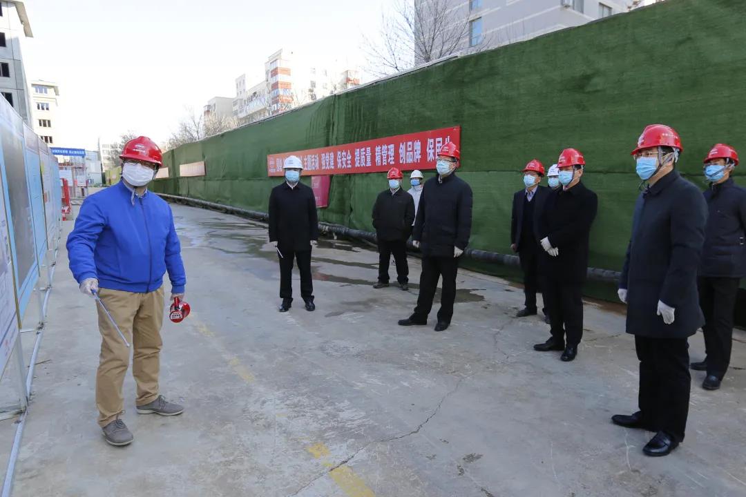 中国铁建总裁庄尚标到集团公司在京项目调研督导