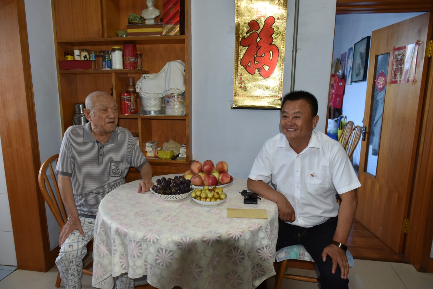 中化第九建设公司党委走访慰问参加抗日战争、抗美援朝作战志愿军的老同志