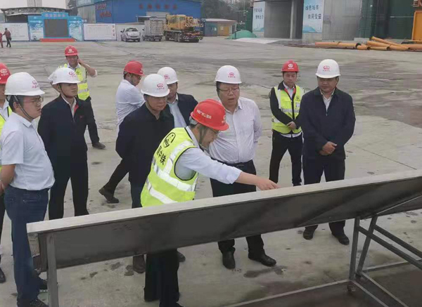 赵斌到广州地铁7号线西延顺德段04标检查指导工作