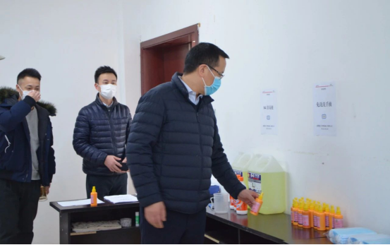 朱澜波带队检查指导疫情防控和复工复产工作