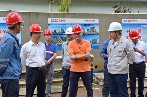 琼海市市长符平到琼海垃圾电站项目调研
