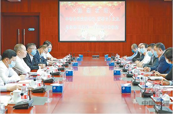 陈奋健、庄尚标会见中智公司党委书记、董事长卜玉龙一行