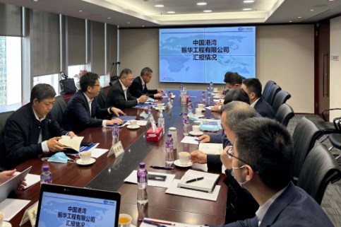 唐桥梁到香港振华调研