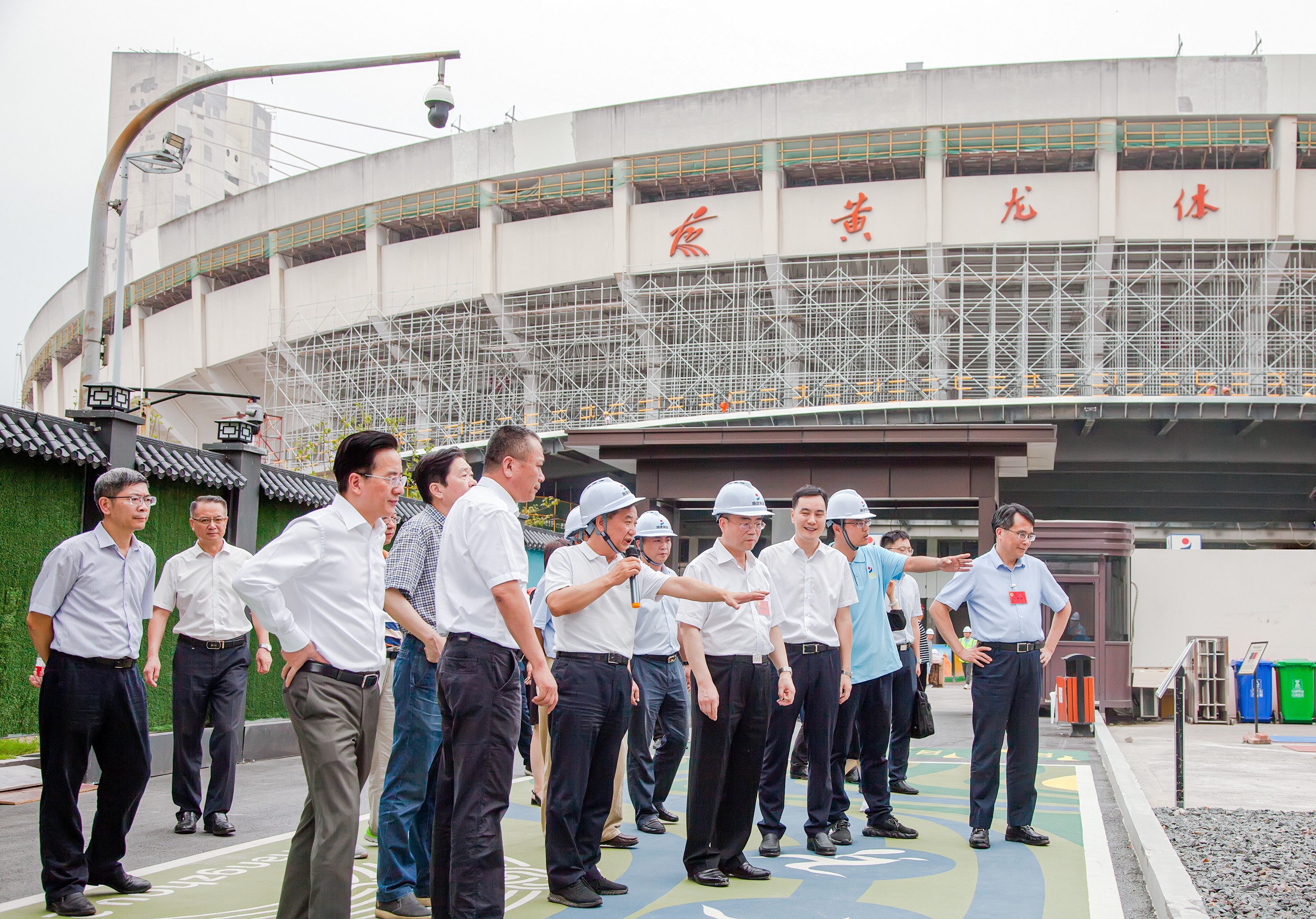 省政协副主席马光明来杭视察集团亚运会场馆建设情况