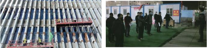 北京日报宣传新兴建设北京工商大学工地复工经验