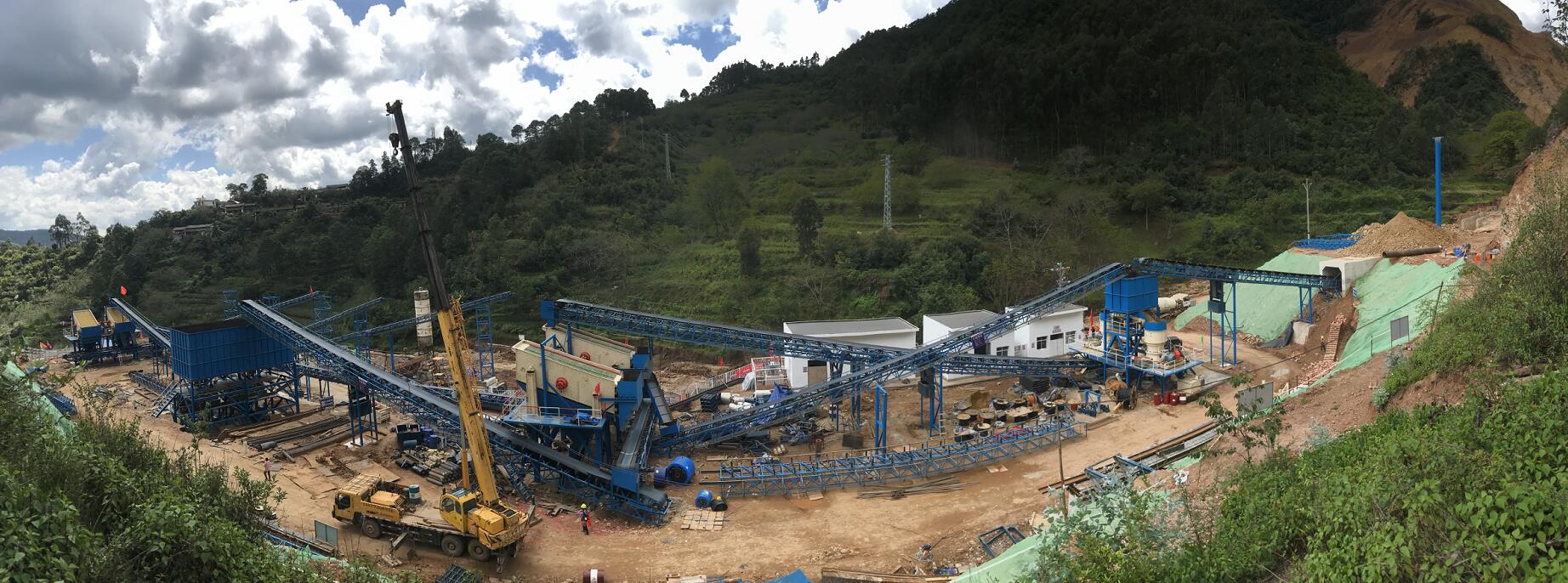 国家重点水利工程滇中引水砂石系统投产运行