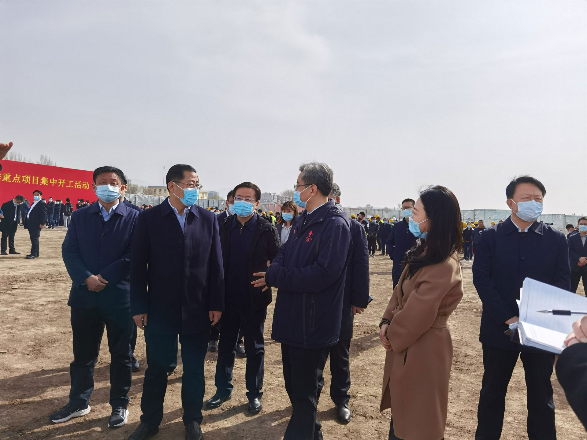 2021年张家口市春季重点项目集中开工活动 在北京公司101中学张家口国际学校项目胜利举行