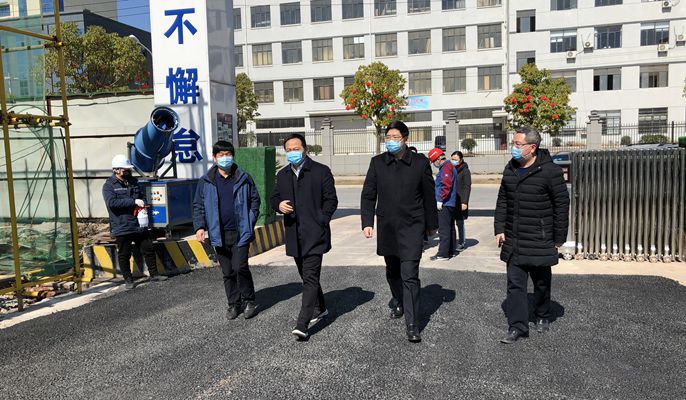 上饶市代市长陈云调研十七冶玉山项目复工情况
