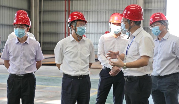 金湾区委书记、珠海经济技术开发区党工委书记梁耀斌走访调研广东杭萧