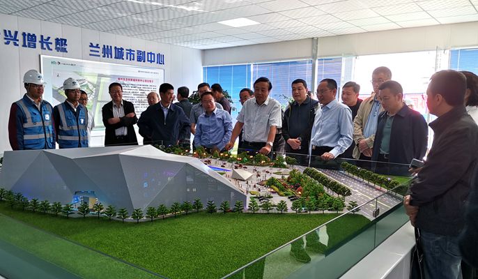 甘肃省政协副主席郝远到十七冶项目调研