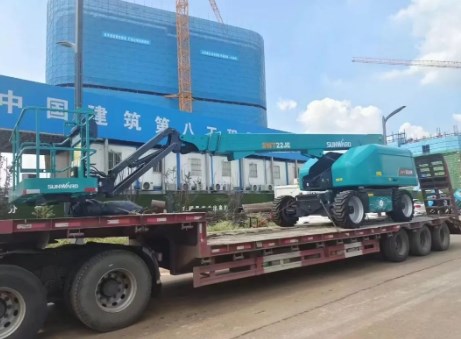 实力上新！山河智能电动直臂高空作业平台进军华中市场