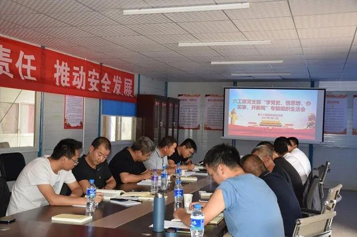 六工部党支部召开党史学习教育专题组织生活会