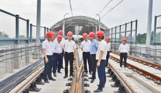 蔡典维督导集团长株潭西环线项目安全生产等工作