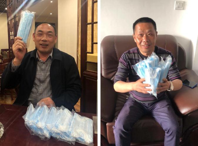 山河智能首批10万只自产口罩发放客户