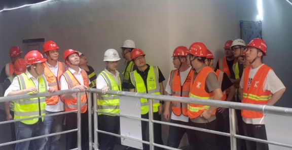 深圳地铁建设集团22号线项目部组织多家单位到深圳地铁14号线管廊项目参观学习