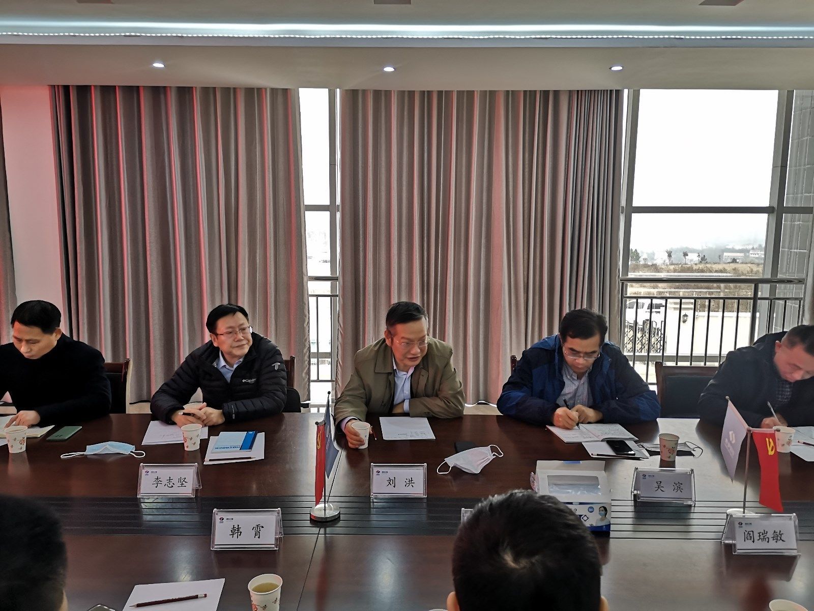 刘洪一行赴广水项目检查竣工验收及项目移交