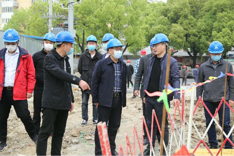 集团领导调研检查重点工程项目安全生产工作