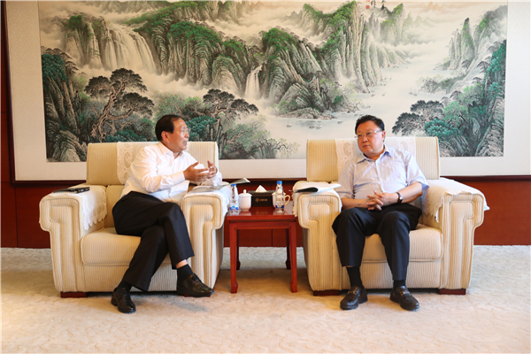 中交集团主要领导会见晋城市委书记张志川