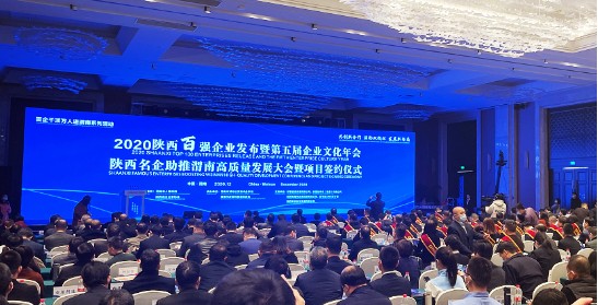 集团公司荣获2020年度陕西省民营50强企业