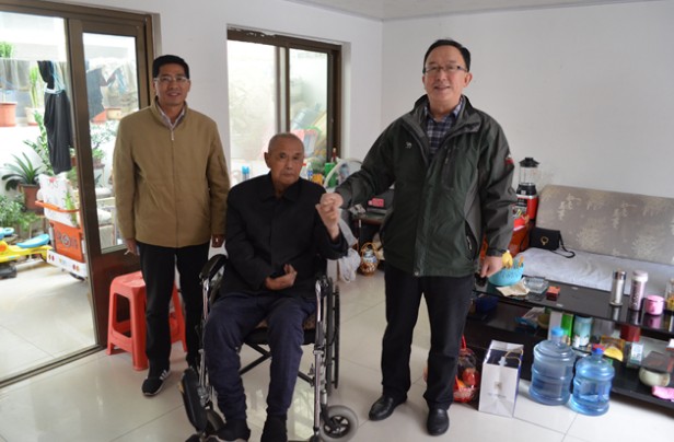化勘院开展走访慰问抗美援朝老战士活动