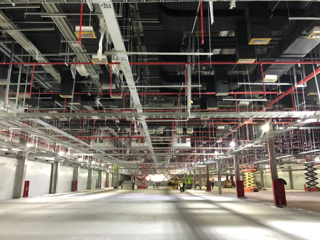 陕建一建集团在纷繁的空间中编织管线