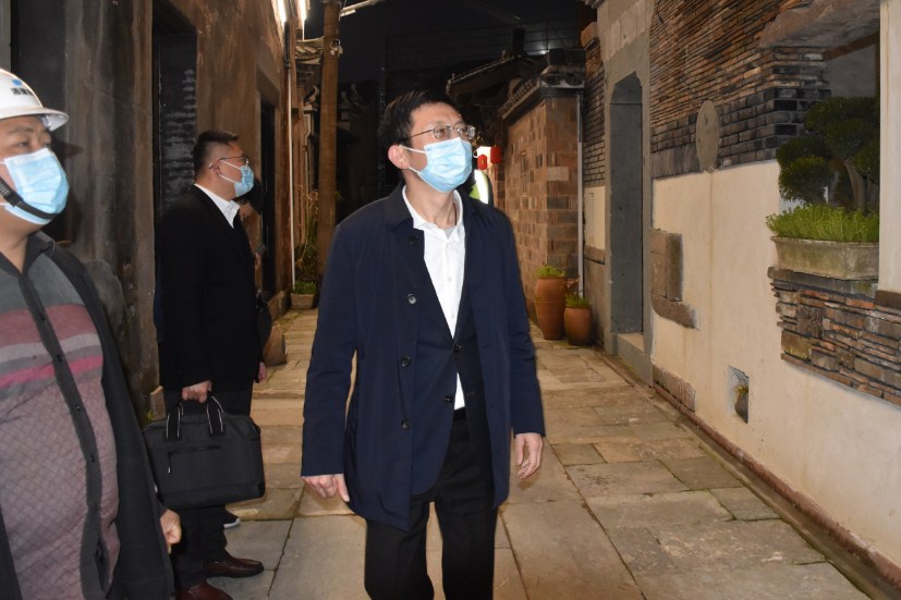 龙游县委书记祝建东调研集团大南门保护开发项目