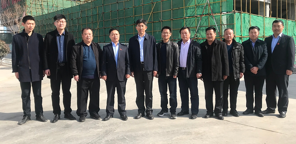 锦华集团承建岚山区疾控中心实验楼项目封顶