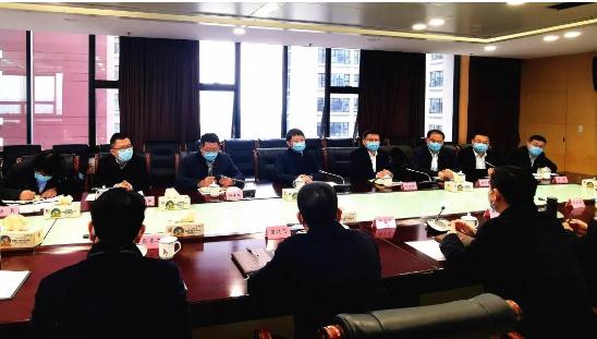 公司领导到江浙鲁地区开展商务拜访并到公司项目调研指导