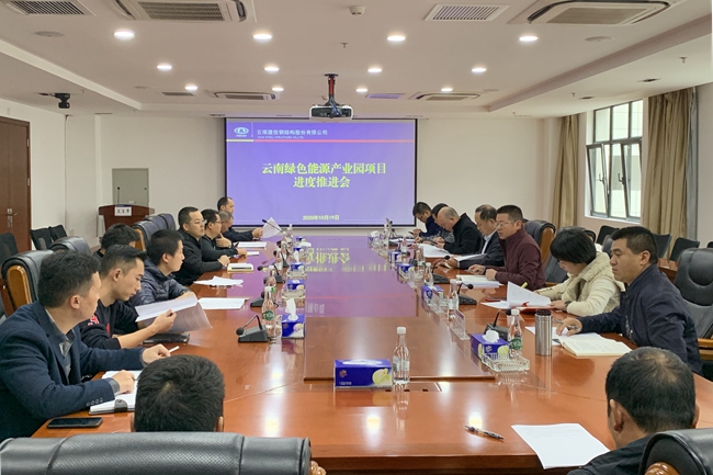 公司召开云南绿色能源产业园 项目进度推进会