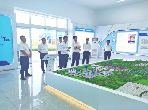 徐永锋拜会廊坊市副市长、北京大兴国际机场临空经济区（廊坊）管理委员会党工委书记兼管委会主任张海川
