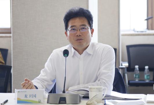 中建长江党工委书记、董事长龙卫国一行赴新津县考察交流