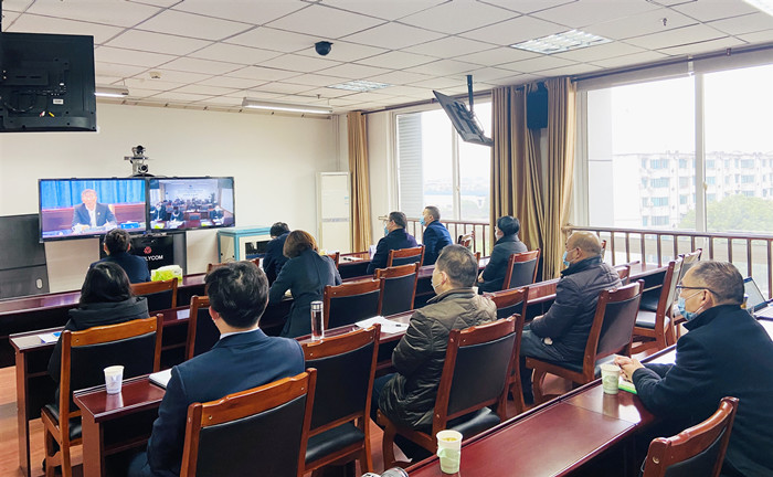 分局参加党的十九届五中全会精神专题视频会