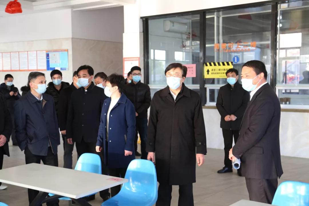 浙江省委常委、常务副省长冯飞一行莅临鼎力，调研复工复产和疫情防控工作！