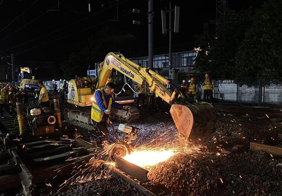 浙江嘉兴火车站改扩建工程实现关键性转场